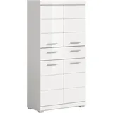 WELLTIME SIENA Midischrank 74 x 141 x 31 cm Weiß