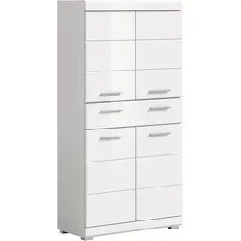 WELLTIME SIENA Midischrank 74 x 141 x 31 cm Weiß