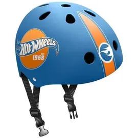 STAMP Skateboardhelm Hot-Wheels Blau/Schwarz