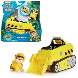 Paw Patrol Jungle Pups Nashorn-Fahrzeug mit Rubble-Figur 23cm