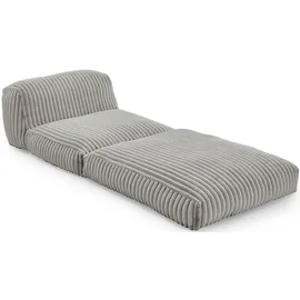 INOSIGN »Pia« Loungesessel in Megacord, 2 Größen, Schlaffunktion und Pouf-Funktion