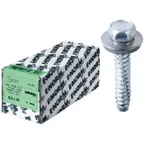 E-NORMpro Fassadenschrauben A2 BZ 6,3 x 32 100 Stück