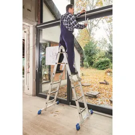 Krause Stabilo Gelenkleiter 4 x 3 Sprossen