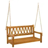 vidaXL Gartenschaukelbank 110 x 56 x 58 cm Braun