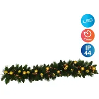 NÄVE LED-Girlande Noel 1,2 m grün