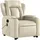 vidaXL Massagesessel mit Aufstehhilfe Kunstleder 94,5 x 100 x 0 cm Creme