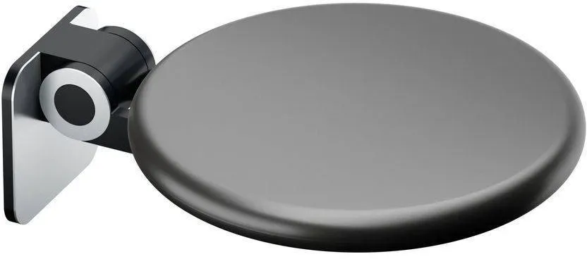 KWS E300 Duschklappsitz mit Sitzfläche - Edelstahl fein matt