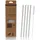 BestLivings Strohhalme aus Glas 20 cm 8 St. Transparent