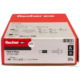 Fischer Bolzenanker FAZ II Plus 12/100 20 Stück