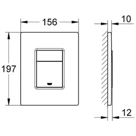 Grohe Even - Betätigungsplatte, 38966KV0