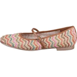 TAMARIS Ballerina Flechtoptik für Damen, bunt, Größe 39 EU