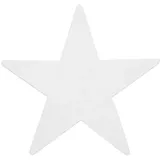 Europalms Dekoobjekt EUROPALMS Silhouette Stern, weiß, 58cm