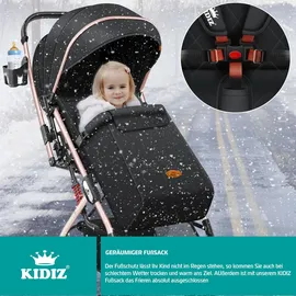 Kidiz Kinderwagen Schwarz