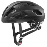 Uvex rise cc Tocsen - sicherer Performance-Helm für Damen und Herren - inkl. Tocsen-Sturzsensor - optimierte Belüftung - black matt - 56-61 cm