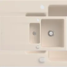 Villeroy & Boch Siluet 60 R Keramik ivory Excenterbetätigung 1000 x 510 mm