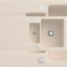 Villeroy & Boch Siluet 60 R Keramik ivory Excenterbetätigung 1000 x 510 mm