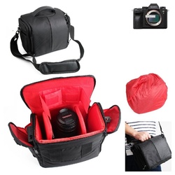 K-S-Trade Kameratasche für Sony Alpha 9 II, Kameratasche Fototasche Schultertasche Zubehör Tasche einteilbare schwarz