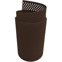 zaun|zu® Sichtschutzzaun PP Premium 2,55 m Braun
