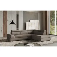 sit&more Ecksofa »Broadway L-Form«, mit verstellbaren Kopfteilen, wahlweise mit Bettfunktion