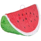Amscan 9903135 - Pinata Wassermelone, 50 x 25 x 24 cm, zum Befüllen mit Süßigkeiten und Konfetti, Party-Spiel, Kindergeburtstag