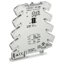 Wago 857-450 Loop-Powered-Trennverstärker, bipolares Strom- und Spannungseingangssignal, Stromausgangssignal 857450