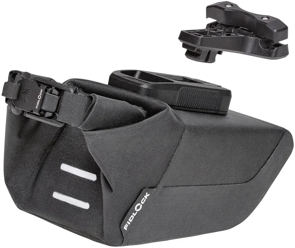 Fidlock Pinclip S Satteltasche + Halterung - STK - black