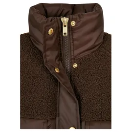 URBAN CLASSICS Sherpa Mix Puffer Big Jacke Brown S
