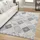 Carpet City "FLAIR179", grau, B:160cm H:11mm L:230cm, Obermaterial: 50% Polyester, 50% Polypropylen, Teppiche, Teppich, Kurzflor-Teppich, Skandi-Stil, Wohnzimmer