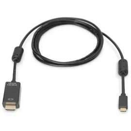 Digitus HDMI/USB Adapterkabel 2 m Schwarz