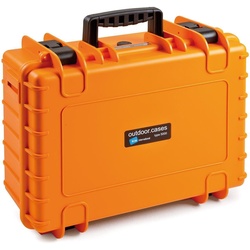 B&W International Fotorucksack B&W Case Type 5000 SI orange mit Schaumstoffeinsat