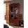 Massivmoebel24 Vitrine Akazie 98 x 46 x 191 cm Braun