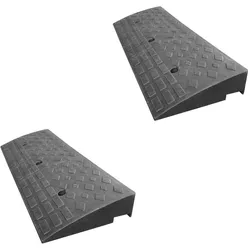 Set 2x Bordstein-Rampe Vanit BR22 Gummi Rampe Auffahrt 100cm