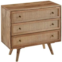 KADIMA DESIGN Massives Mango Holz Sideboard, Stilvoll & Funktional, Robustes und Elegantes Design