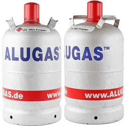 2x Alu Camping Propangasflasche 11kg neu ungefüllt