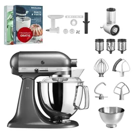 KitchenAid Artisan 5KSM175PS Medaillon Silber inkl. Paket 3