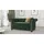 s-style möbel CHESTERFIELD-SOFA 2-Sitzer Nyx Flasche grün Samt