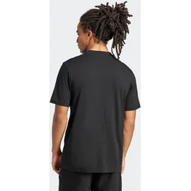 adidas Essentials Small Logo Single Jersey T-Shirt Black / White 3XL
