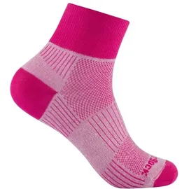 WrightSock Coolmesh II Quarter Wandersocken 1 Paar Pink 37,5-41