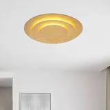 GLOBO Heda 1 LED rund gold Metall Ø 49 cm