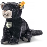 Steiff Teddies for tomorrow Taky Baby Panther 19cm, schwarz sitzend