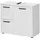 BASIC by Balculina Waschbeckenunterschrank Vanice, Badezimmerschrank B/H/T 70x60x35cm (1-St) Breite 70cm, Softclose, FSC-Mix 70%,Made in Europa weiß