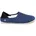 Linen Slip-on Unisex Leinenhausschuh mit Gummisohle Ink Blue Mele
