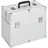 vidaXL Kosmetikkoffer 38x23x34 cm Silbern Aluminium