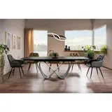 Esstisch INFINITY AZARIO BLACK – Ausziehbar 90x160–240 cm - Schwarz