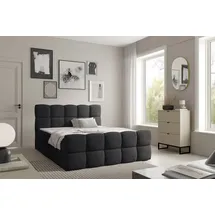 Fun Möbel Satine Premium 200 x 200 cm Schwarz