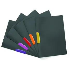 Durable Klemmmappe A4 Schwarz 5 St.