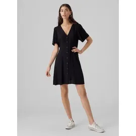 Vero Moda Minikleid Blusenkleid Schwarz 34