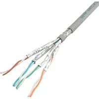 Roline S/FTP-(PiMF-) Kabel Kat.6 - Class E Massivdraht, AWG 23, halogenfrei 300m