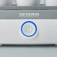 Severin EK 3164 6 Eier + Messbecher Weiß/Grau