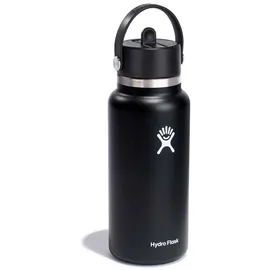 Hydro Flask Wide Flex Straw Cap Isolierflasche 946ml schwarz
